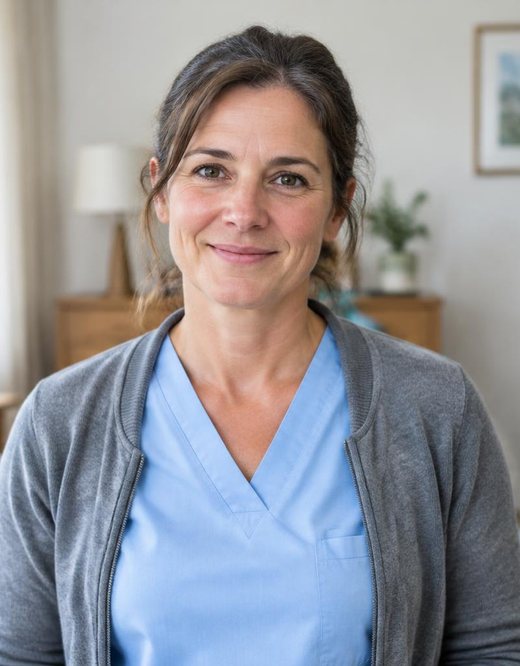 Hélène Garnier, infirmière en pneumologie et soins à domicile